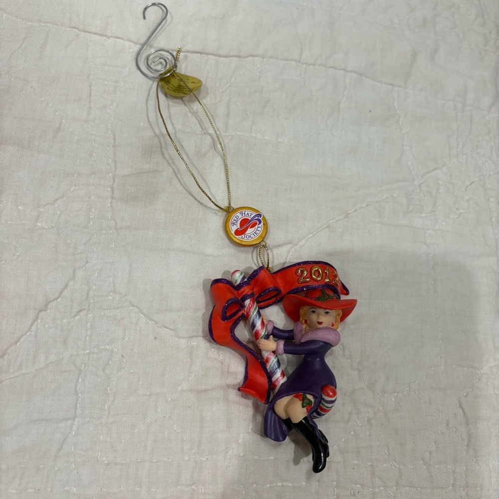 Danbury Mint 2012 Red Hat Society Ornament
